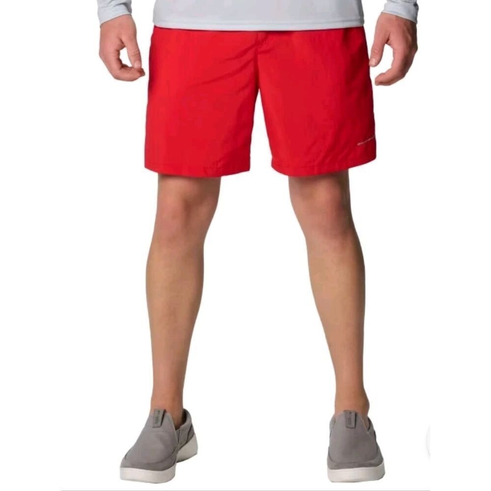 Columbia Men's Red Backcast III Water Shorts Size M